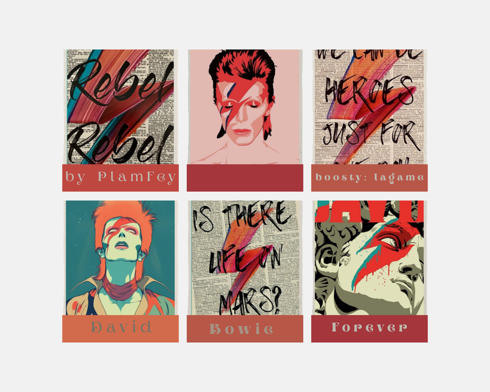 David Bowie Forever (постеры) для Sims 4