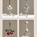 Украшения для пирсинга пупка belly bar collection для Sims 4 Украшения для пирсинга пупка belly bar collection для Sims 4