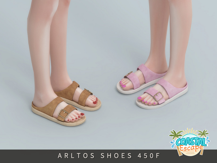 Курортные сандалии Resort Sandals для Sims 4