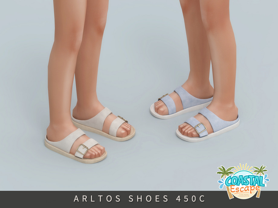 Курортные сандалии Resort Sandals для Sims 4