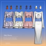 Пляжный мини-сет для симочек Salty Breeze для Sims 4