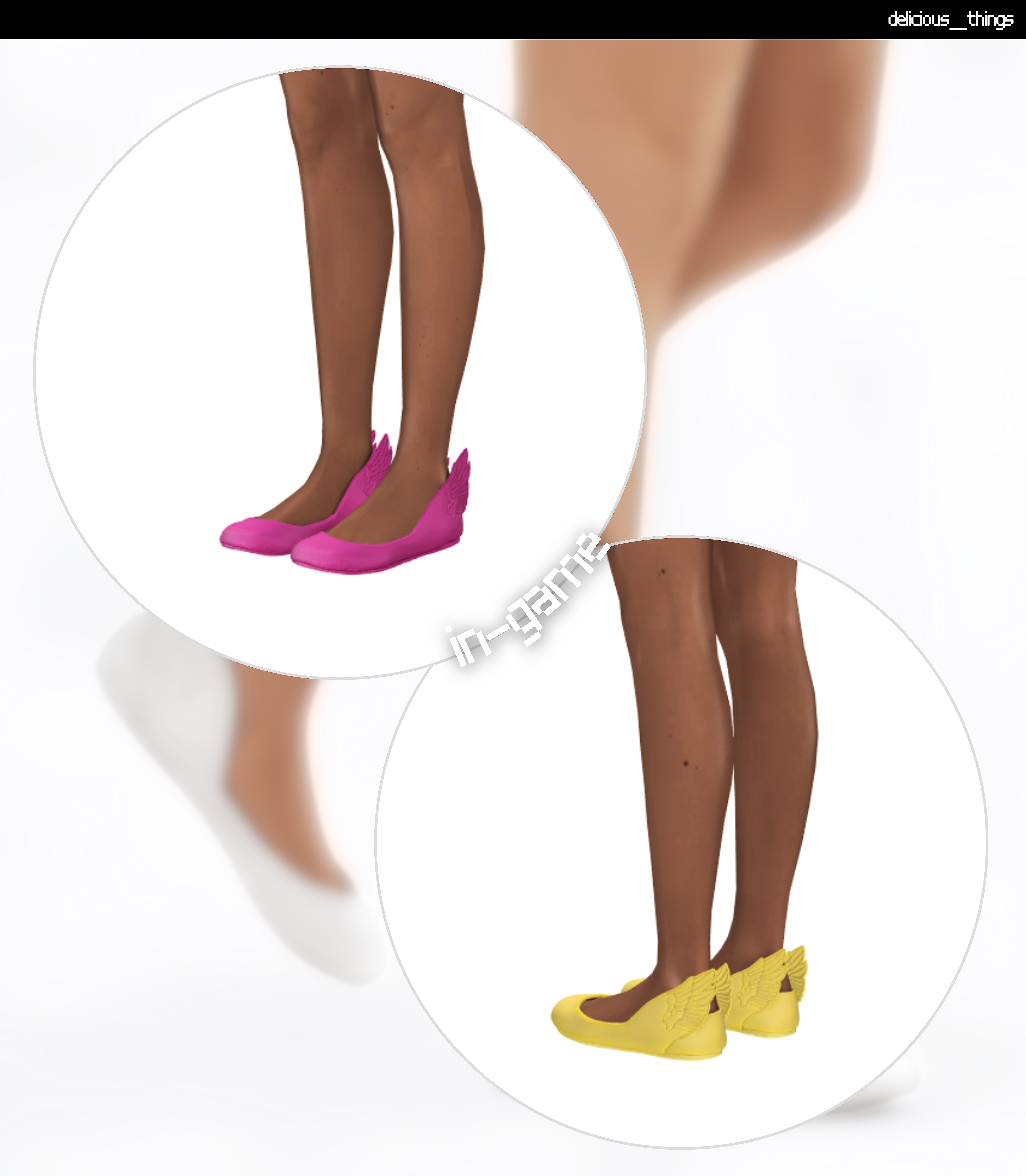 Балетки для симочек jeremy scott wings ballet flats для Sims 4