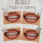 Скайсы ICED tooth gems для Sims 4 Скайсы ICED tooth gems для Sims 4