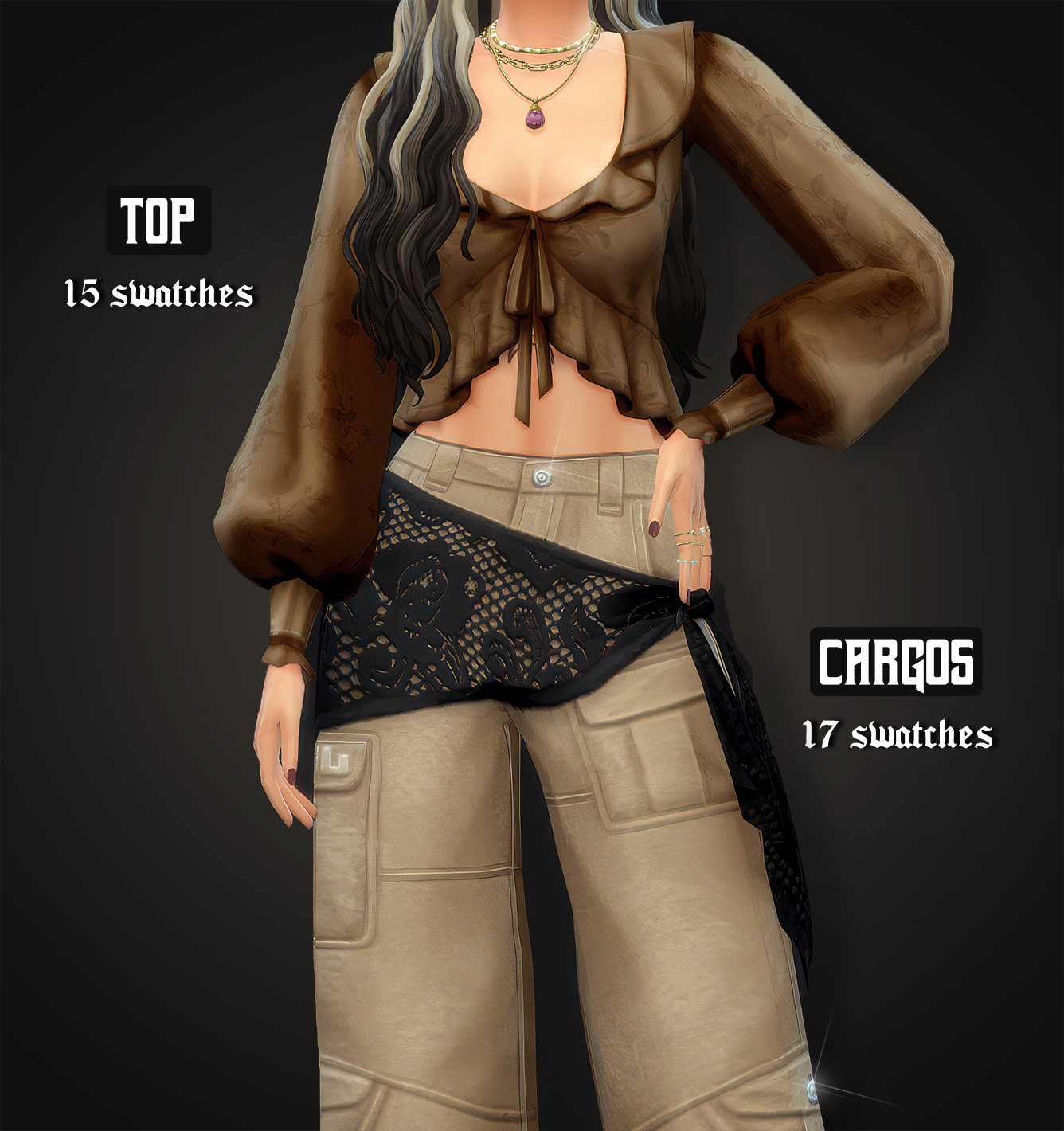 Сет для симочки MELEYS SET для Sims 4