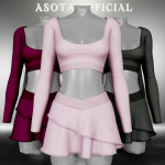 Комфортный комплект для симочек Sadie Outfit для Sims 4 Комфортный комплект для симочек Sadie Outfit для Sims 4