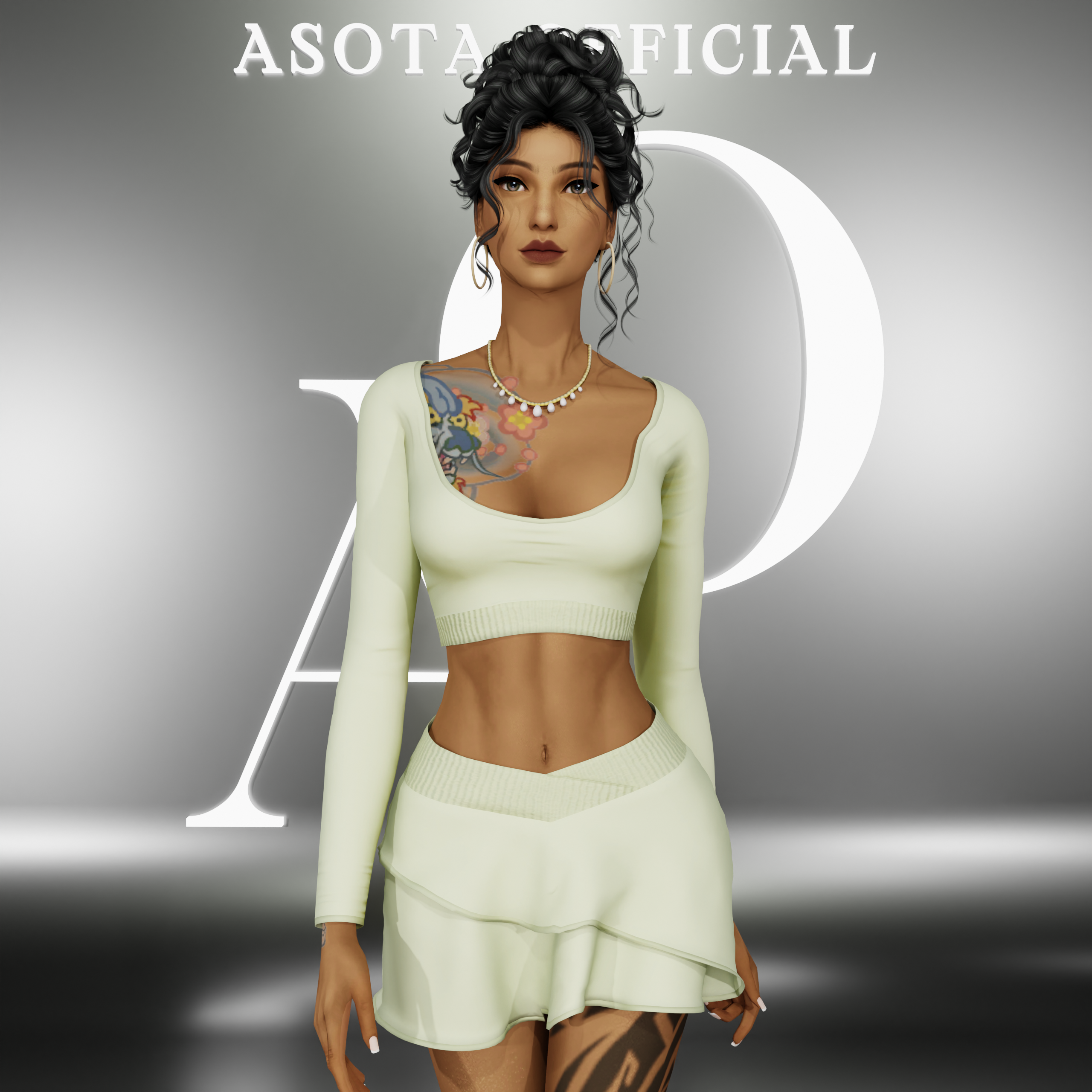 Комфортный комплект для симочек Sadie Outfit для Sims 4