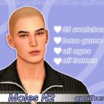 Родинки Moles N2 для Sims 4 Родинки Moles N2 для Sims 4