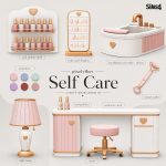 Сет для салона красоты Self Care для Sims 4 Сет для салона красоты Self Care для Sims 4