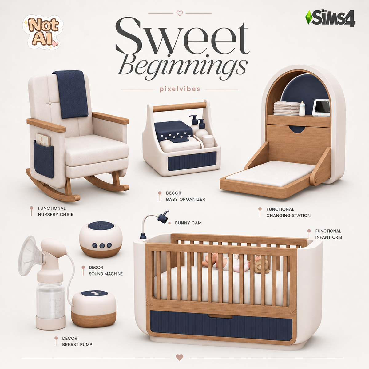 Детская Sweet Beginnings для Sims 4