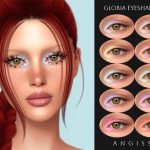 Тени и линзы Gloria для Sims 4
