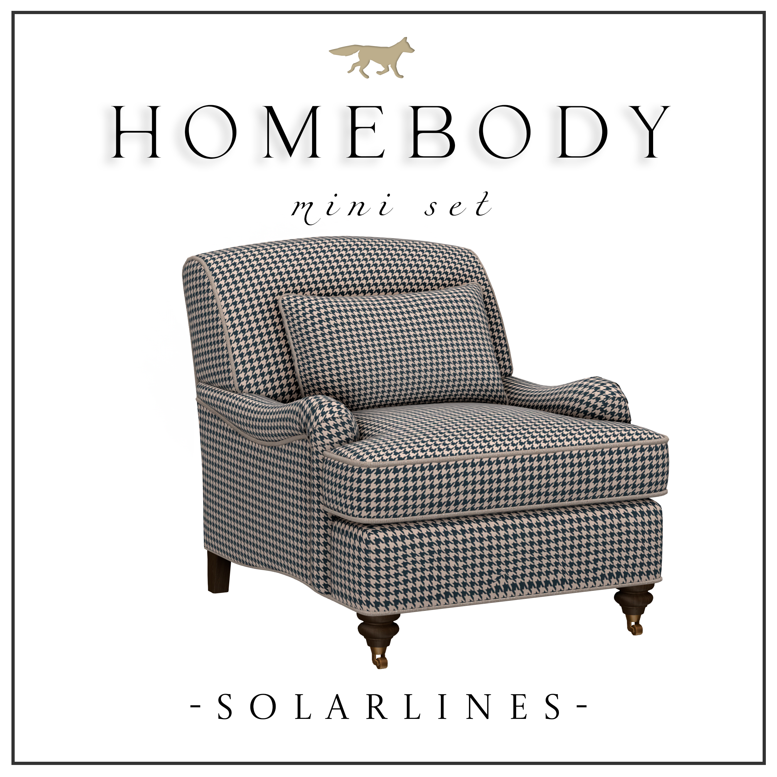Мебель для гостиной HOMEBODY - mini set для Sims 4