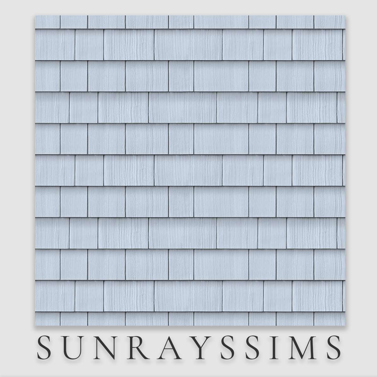 Сайдинг Wall Shingles Siding для Sims 4