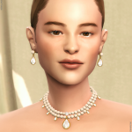 Ювелирный комплект Oriana Jewelry Set для Sims 4 Ювелирный комплект Oriana Jewelry Set для Sims 4