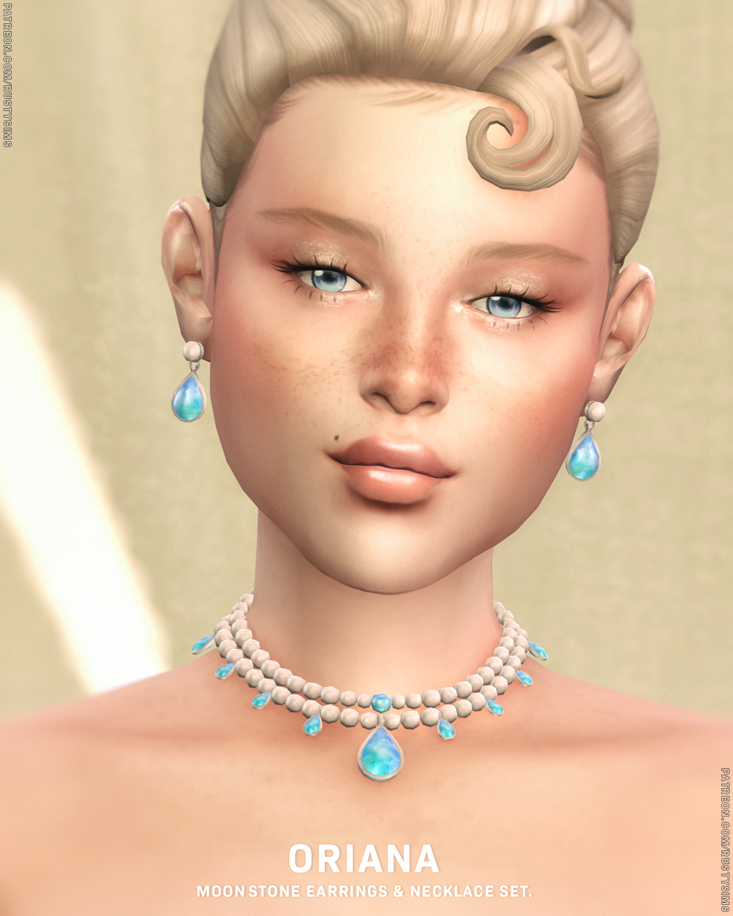 Ювелирный комплект Oriana Jewelry Set для Sims 4