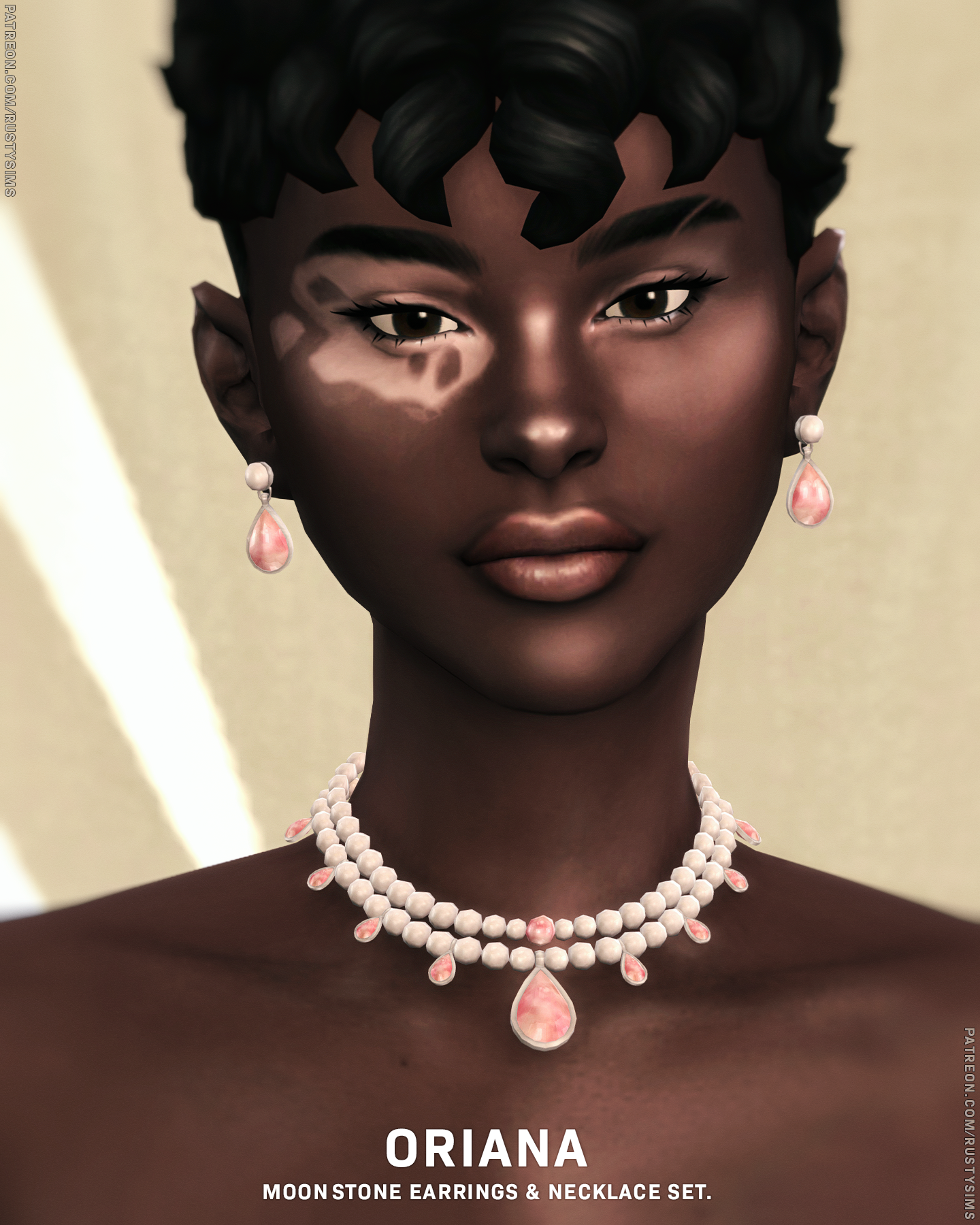 Ювелирный комплект Oriana Jewelry Set для Sims 4