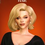 Прическа для симочек и симов Larissa Hair для Sims 4 Прическа для симочек и симов Larissa Hair для Sims 4