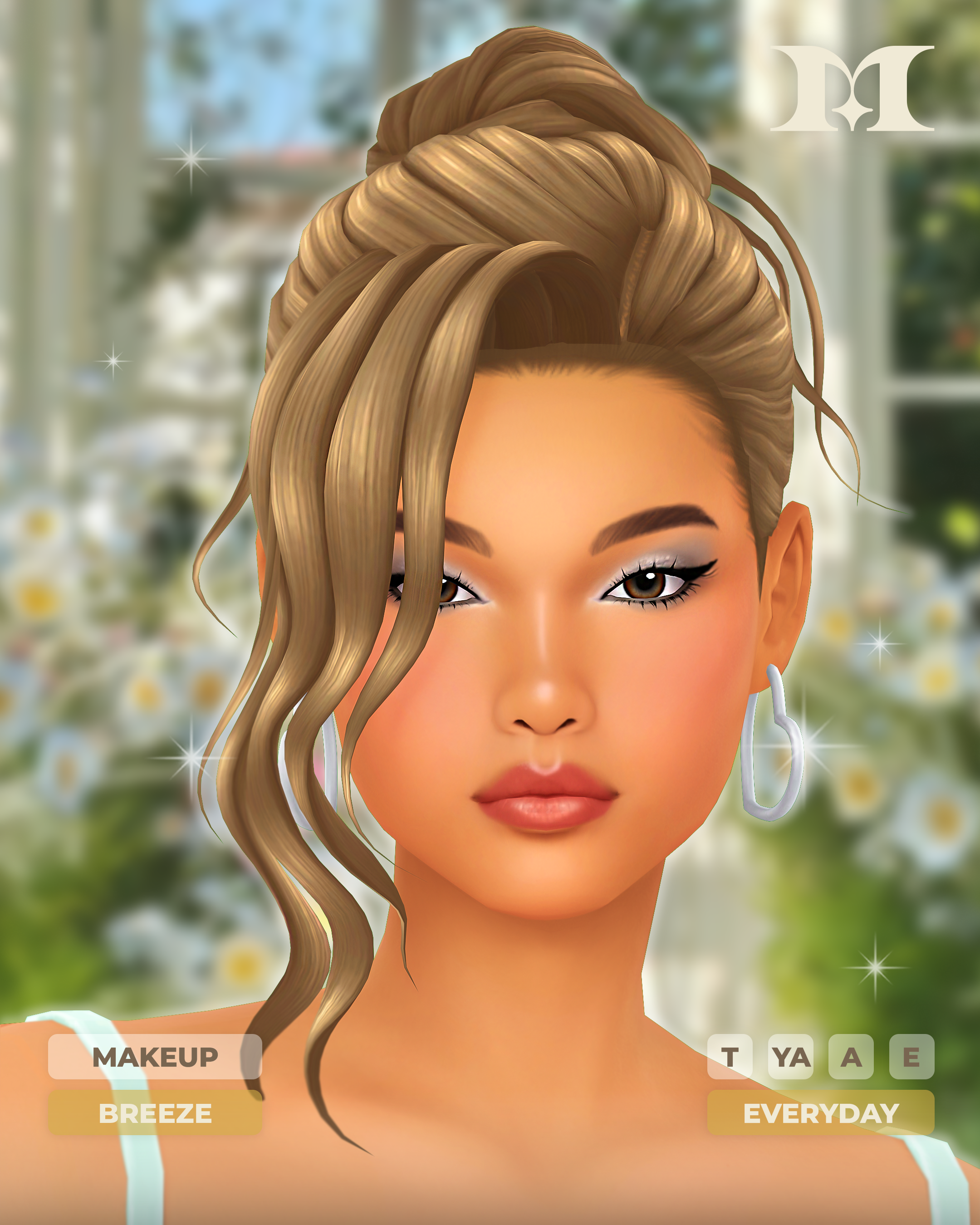 Набор косметики Breeze Makeup Set для Sims 4