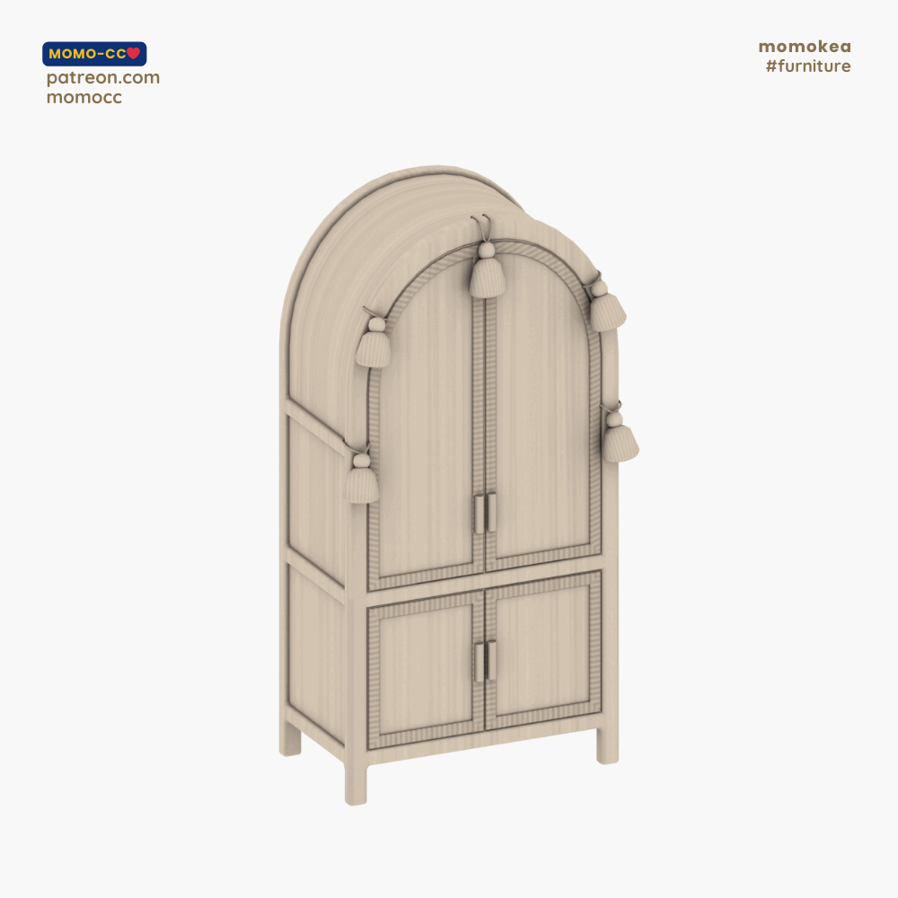 Шкаф OVARA DRESSER для Sims 4