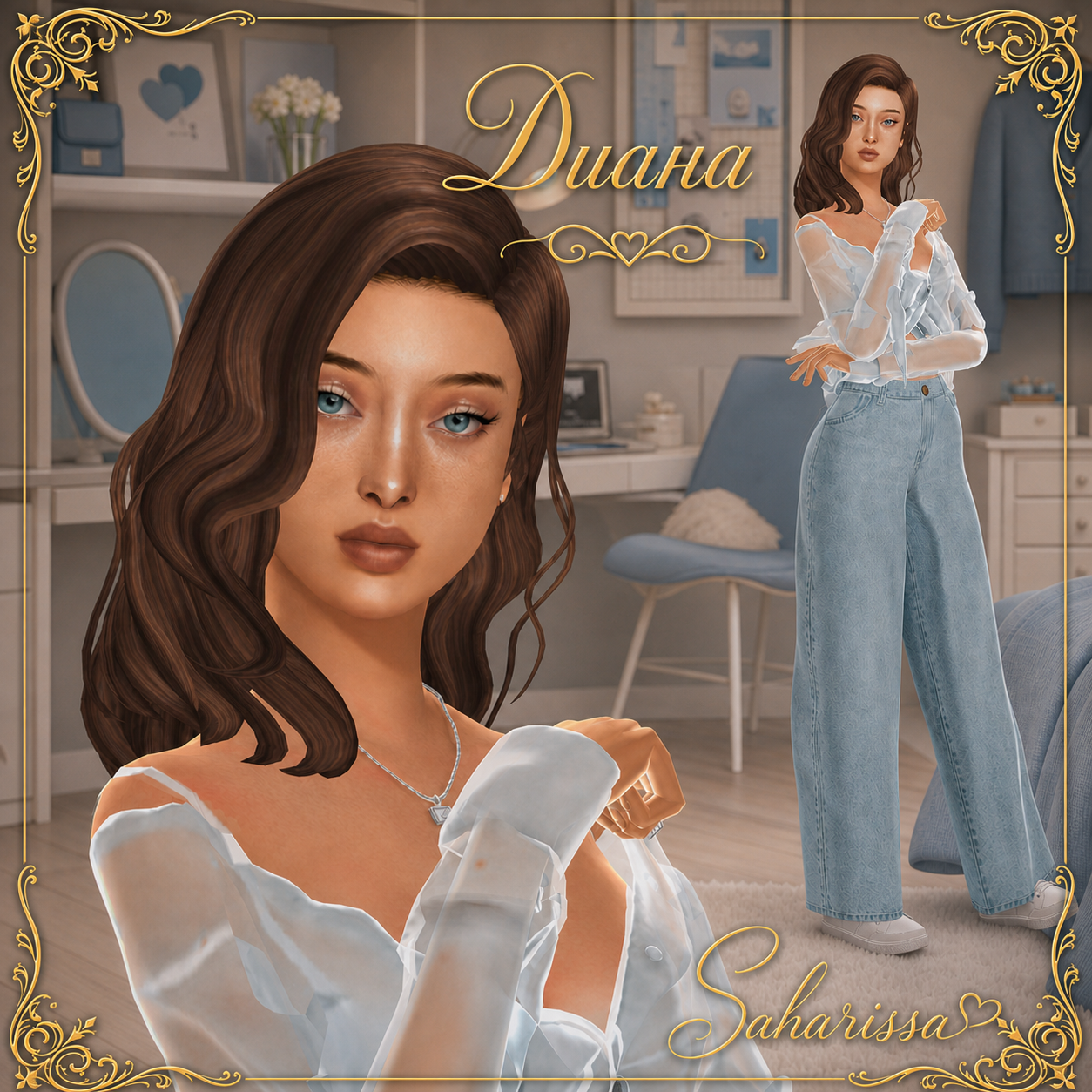 Диана для Sims 4