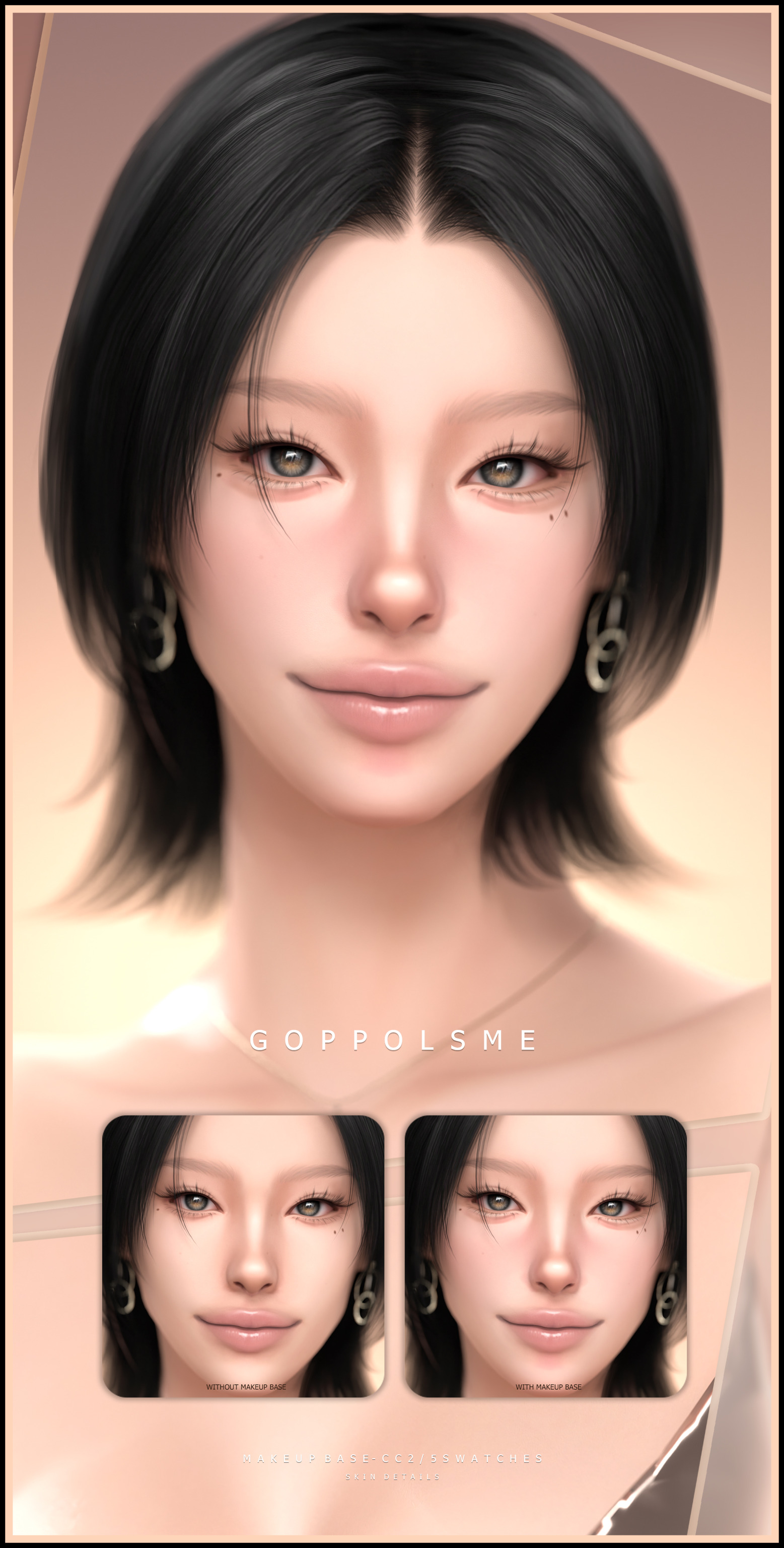 База для макияжа MAKEUP BASE C2 для Sims 4