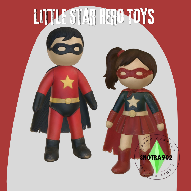 Игрушки для детей Little Star Hero Toys для Sims 4
