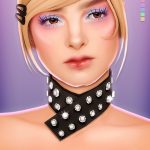 Чокер для симочек MIHO CHOKER для Sims 4
