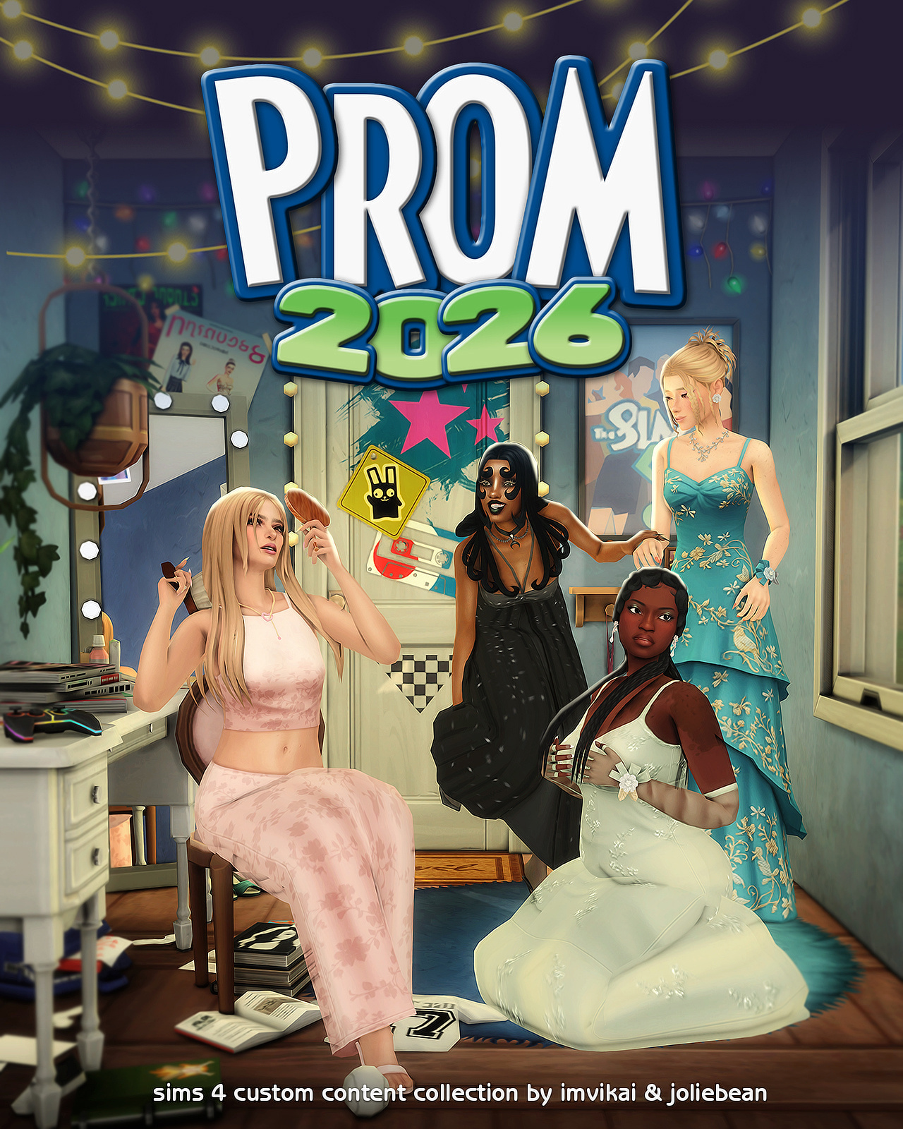 Сет для выпускного. Часть 1 PROM 2026 для Sims 4