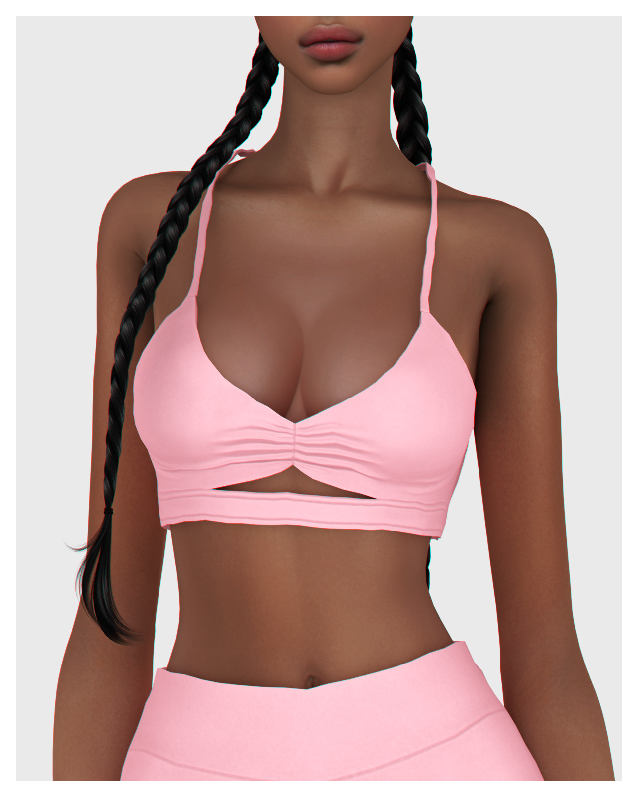 Спортивный комплект Effortless Athleisure Set для Sims 4