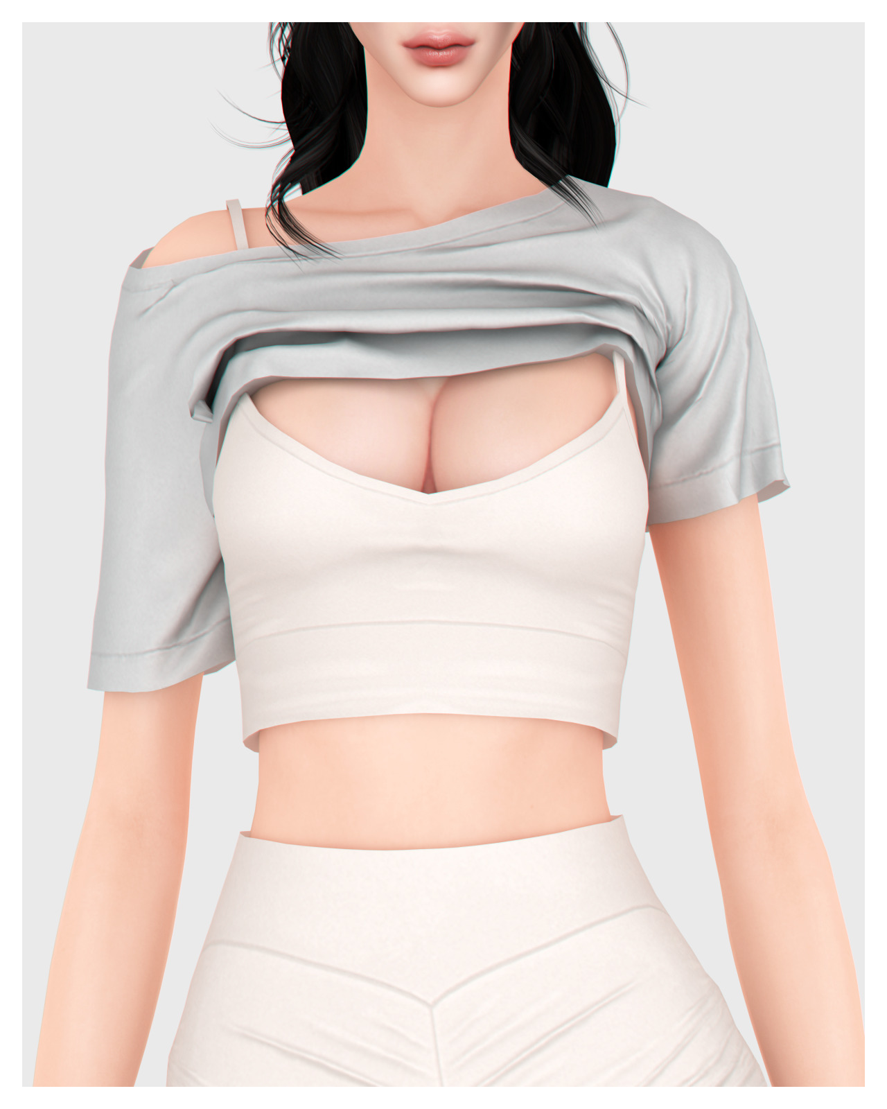 Спортивный комплект Effortless Athleisure Set для Sims 4