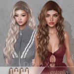 Женская прическа Estrella для Sims 4