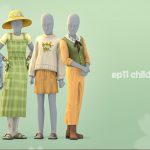 Загородная коллекция для детей Child Clothing & Acc Collection для Sims 4