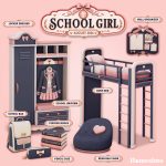 Комната школьницы School Girl для Sims 4 Комната школьницы School Girl для Sims 4
