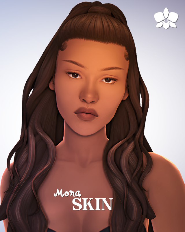 Женский скинтон mona skin для Sims 4
