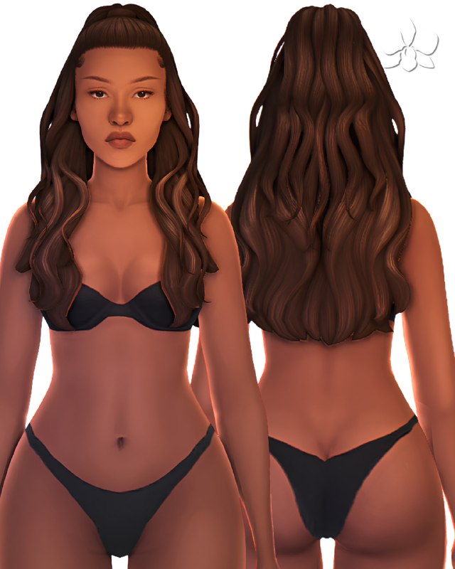 Женский скинтон mona skin для Sims 4