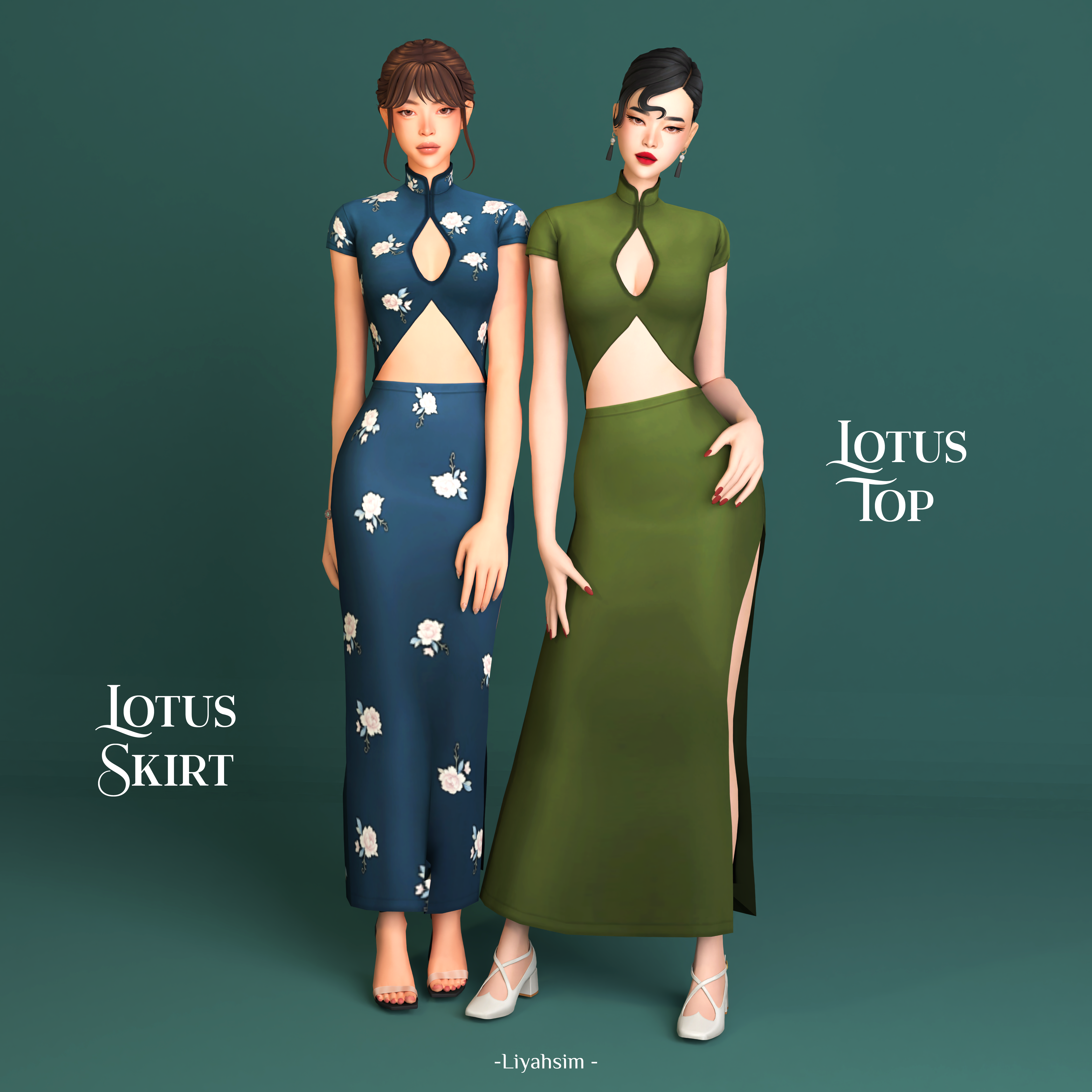 Китайская коллекция Midnight in Hong Kong Collection для Sims 4