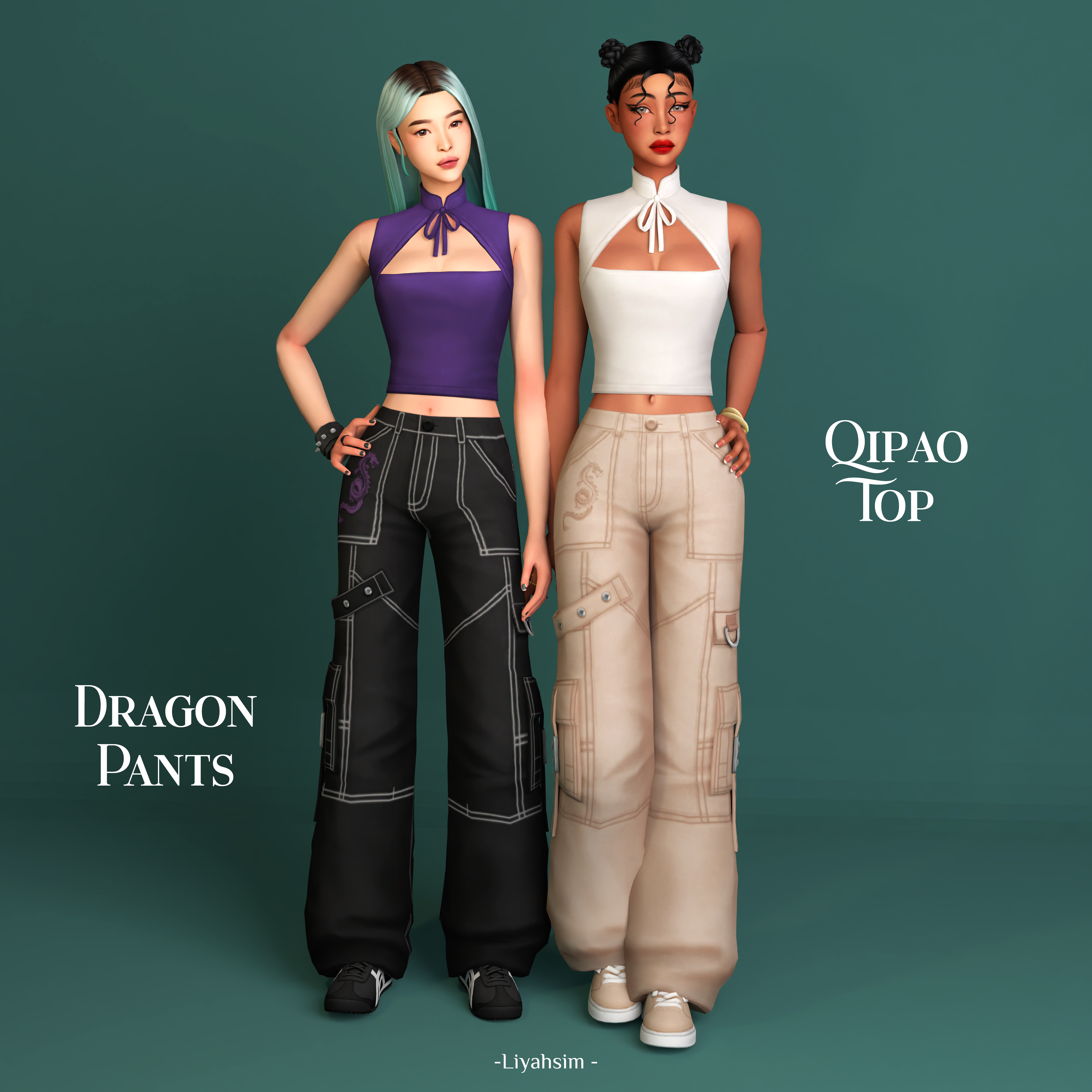 Китайская коллекция Midnight in Hong Kong Collection для Sims 4