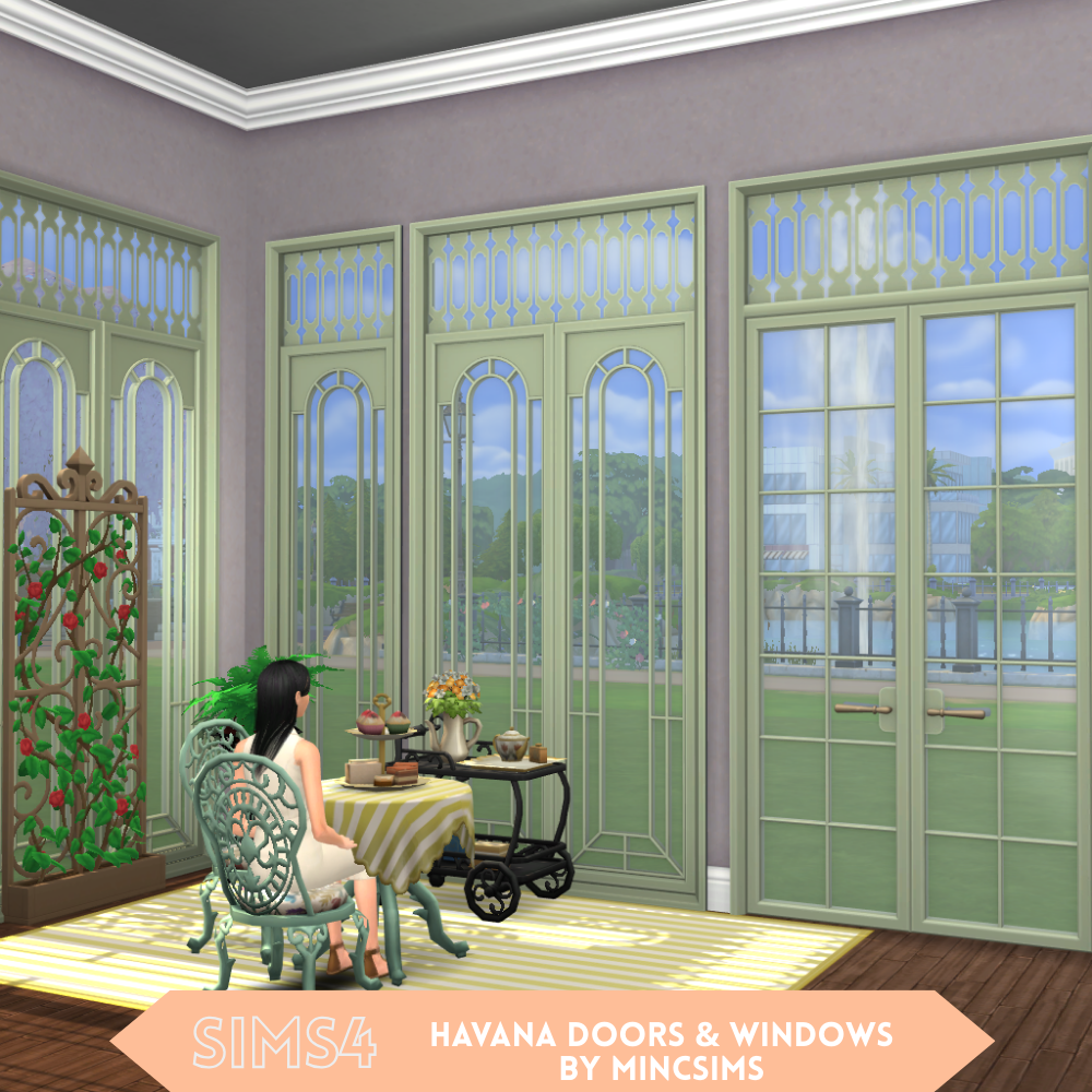 Строительный набор Havana Set для Sims 4