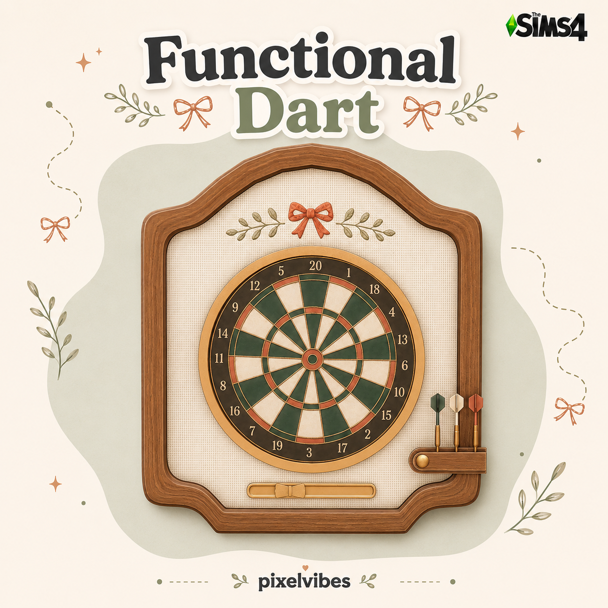 Дартс Functional Dart для Sims 4
