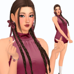 Нора (молодая симка) для Sims 4 Нора (молодая симка) для Sims 4