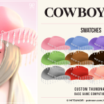 Ковбойская шляпа Cowboy Hat для Sims 4 Ковбойская шляпа Cowboy Hat для Sims 4