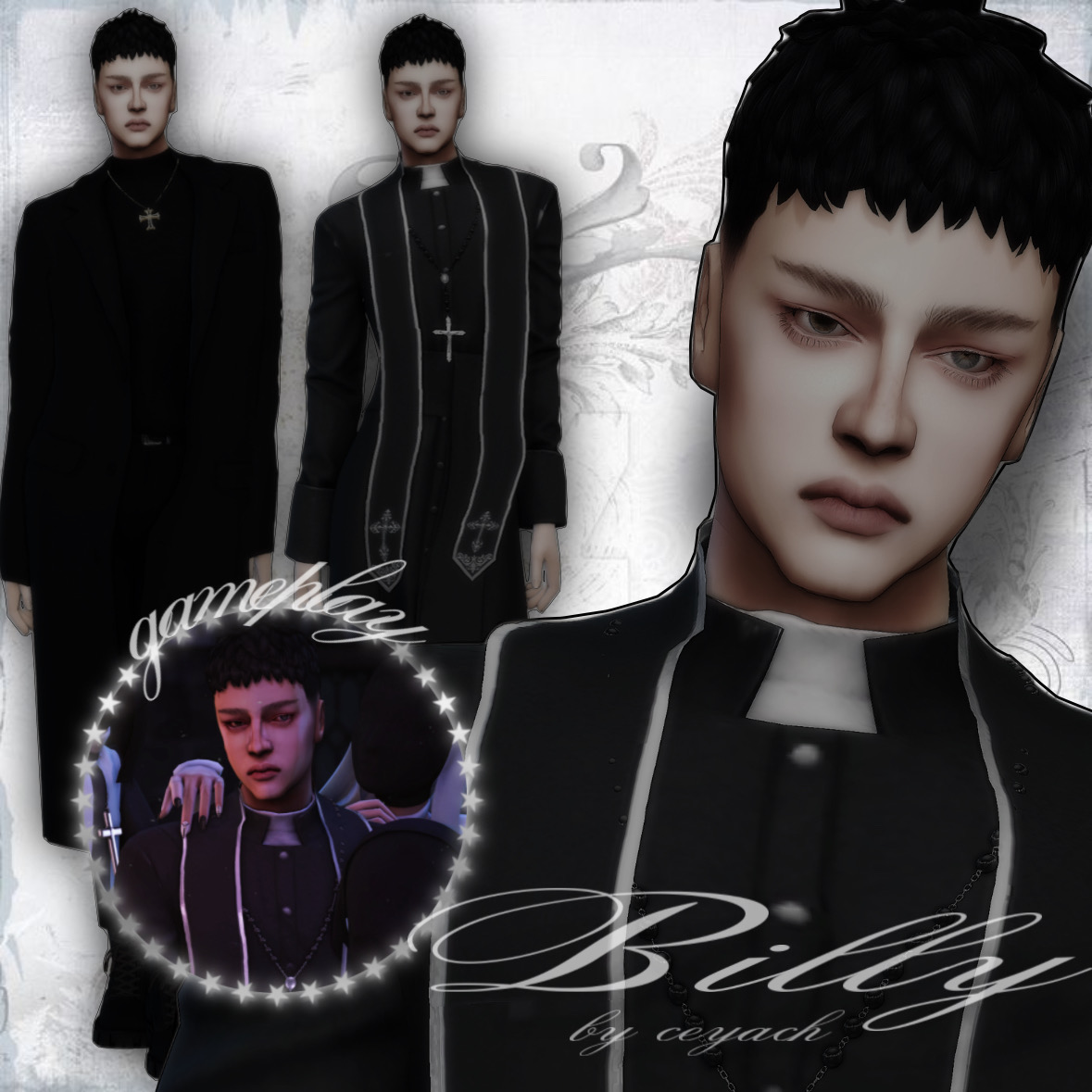 Billy by ceyach для Sims 4