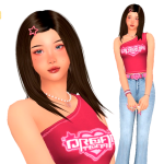 Николь (молодая симка) для Sims 4 Николь (молодая симка) для Sims 4