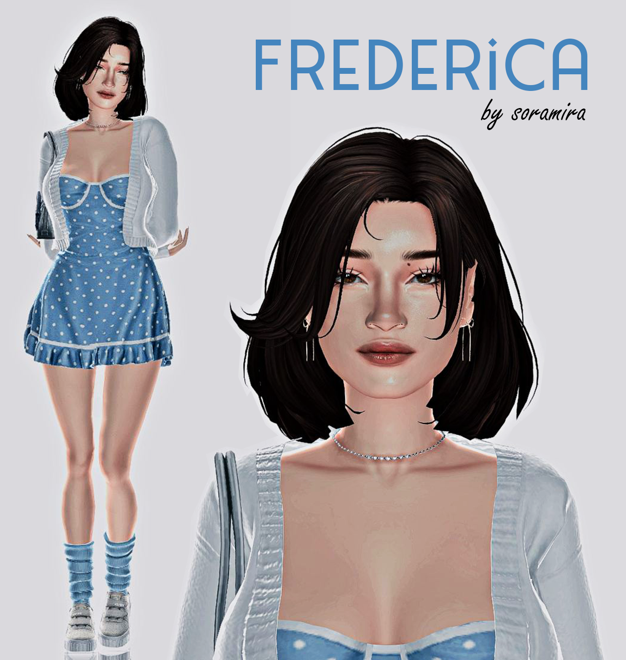 Frederica Bond [by soramira] для Sims 4