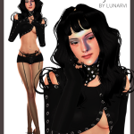 Nicole Layne (by lunarvi) 1cc для Sims 4