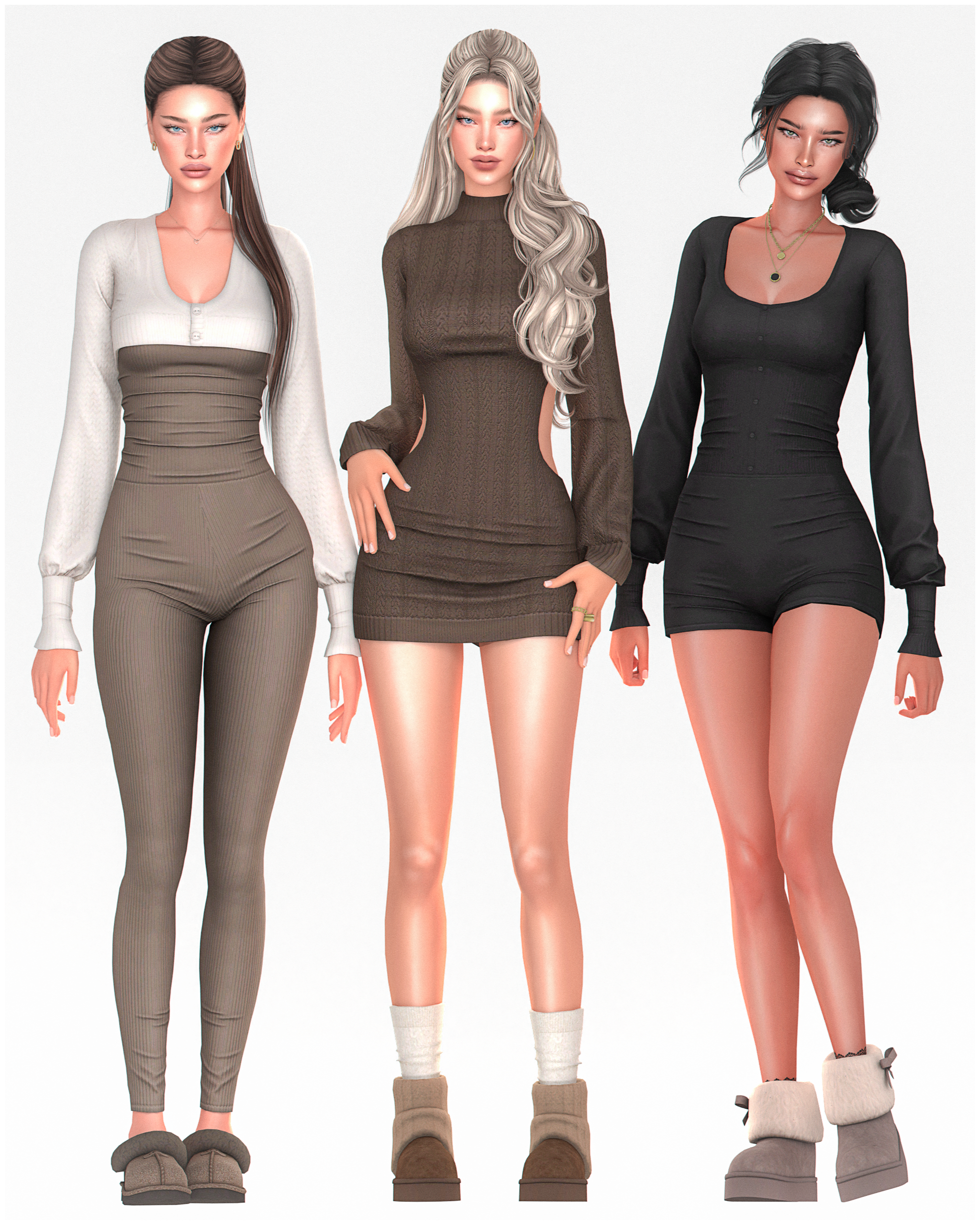 Уютный мини-сет Cozy Lounge Set для Sims 4