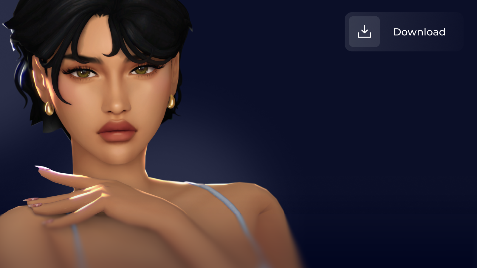 Скин Mist Skin для Sims 4