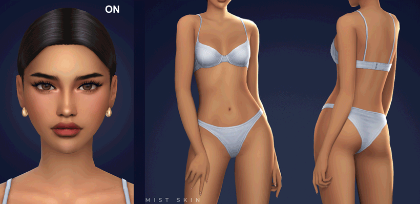 Скин Mist Skin для Sims 4