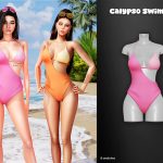 Купальник для симочек Calypso Swimsuit для Sims 4