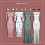 Элегантный комплект Elegance Redefined для Sims 4