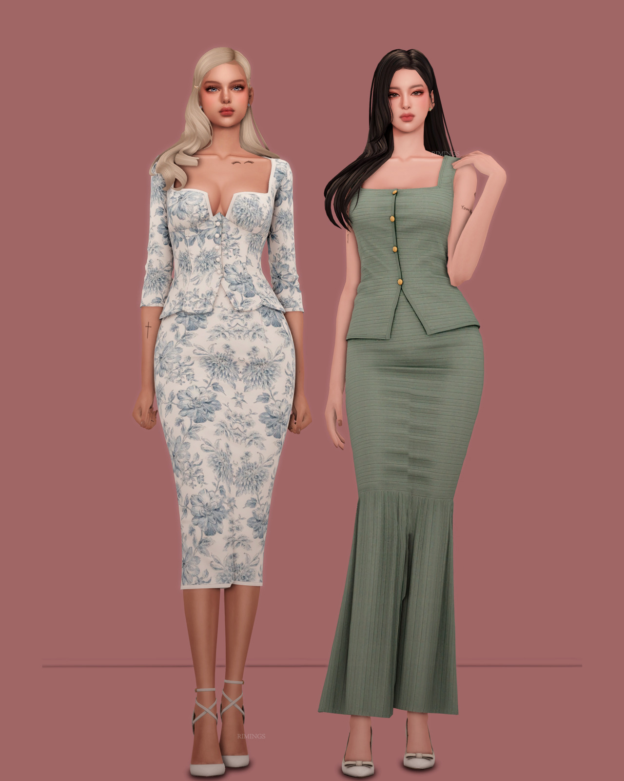 Элегантный комплект Elegance Redefined для Sims 4